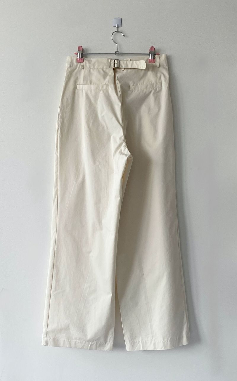 Dull bizo pintuck wide pants