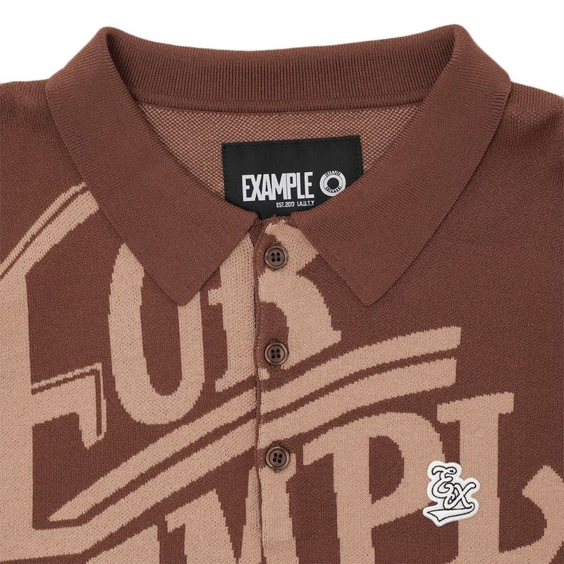 EXAMPLE MADE IN PEACE POLO KNIT SHIRTS