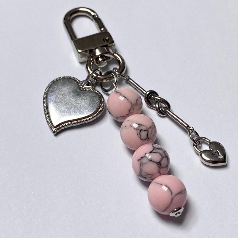 MADE ink pink Keyring