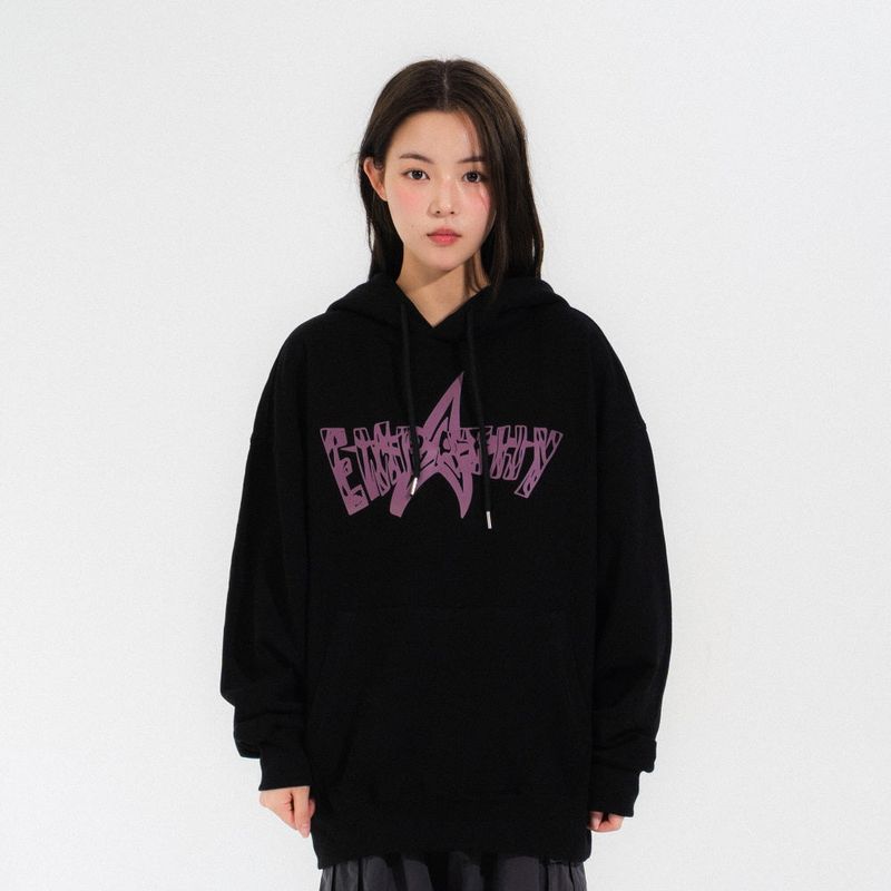 NEWKITSCH(ニューキッチジェネレーション)の「EMPATHY HOOD TEE-BLACK(Tops)」