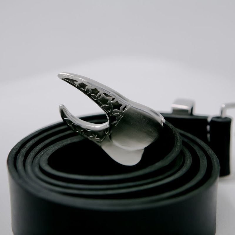 Teeth Logo Belt (Silver)