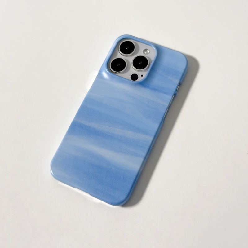 Blue Canvas (Matt Phone Case)