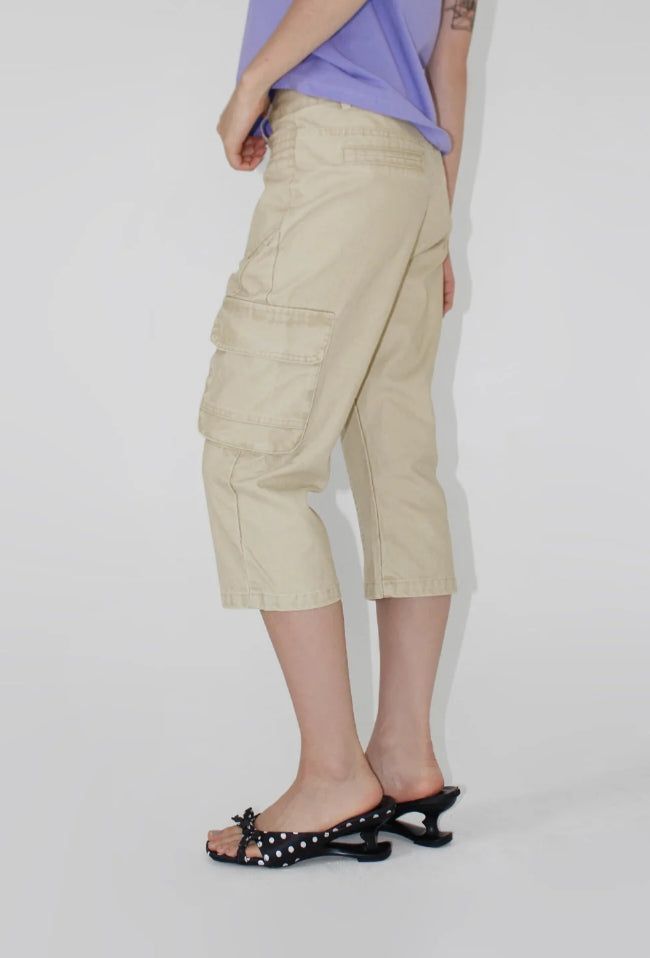 VINTAGE CARGO CAPRI PANTS