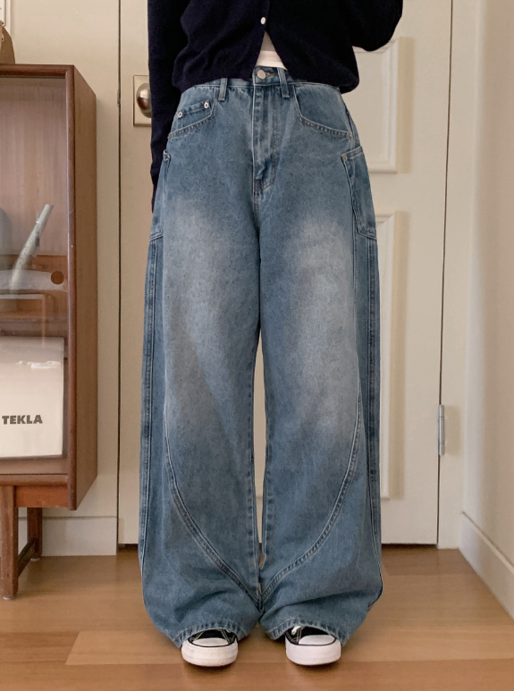 SHOPPERLAND（ショッパーランド）の「[S-2XL] Pocket Curve Balloon Denim Pants (4color / 3type)（Pants）」