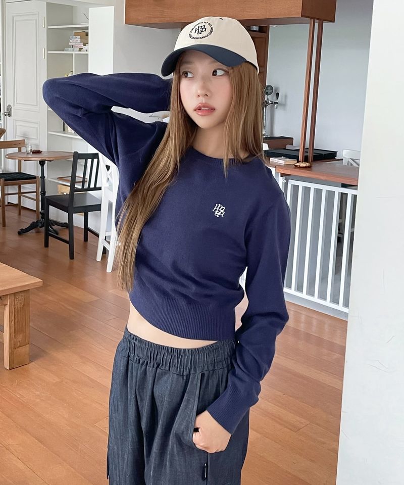 STITCH LOGO BASIC KNIT