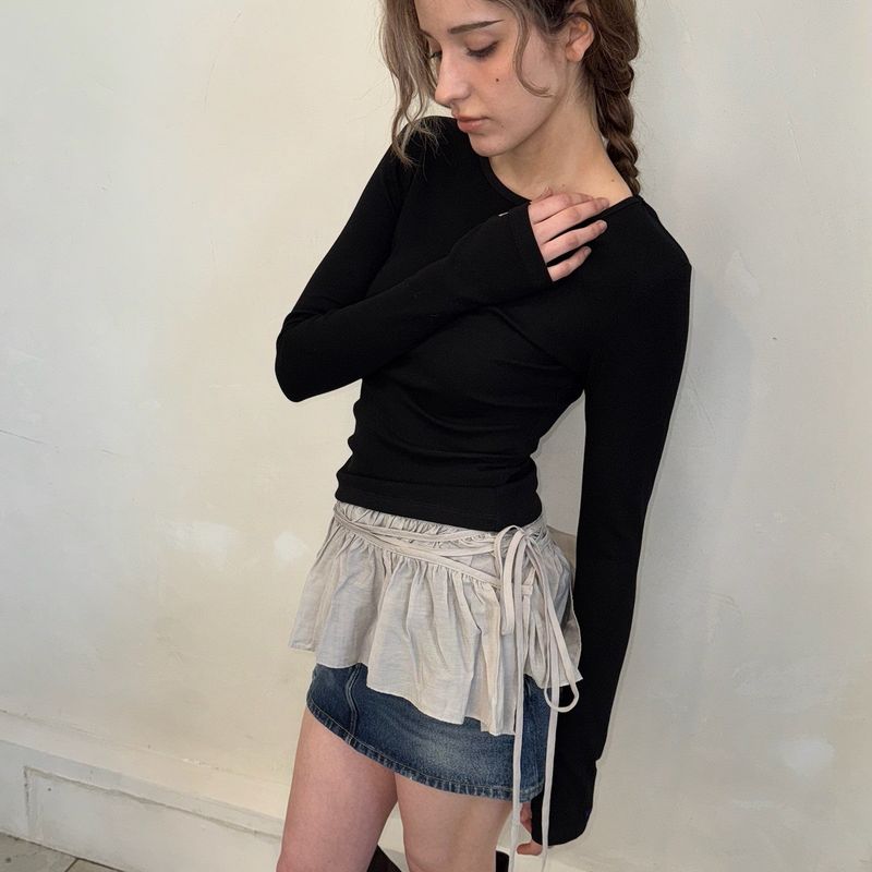 トゥインキー ロングスリーブ (black)