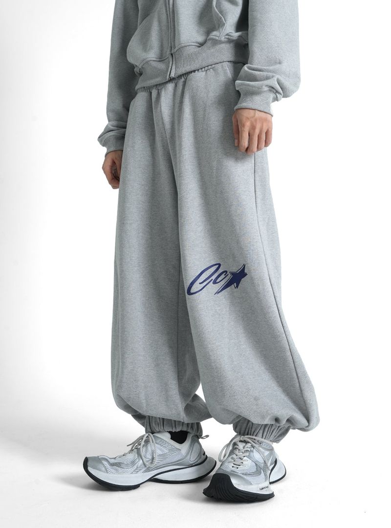 STAR LOGO JOGGER PANTS GREY