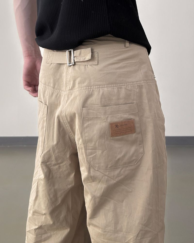 Varon Patch Strap Bermuda Pants