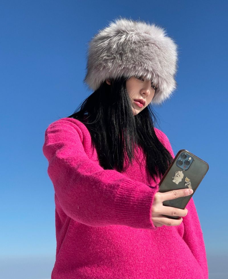Polar fur hat