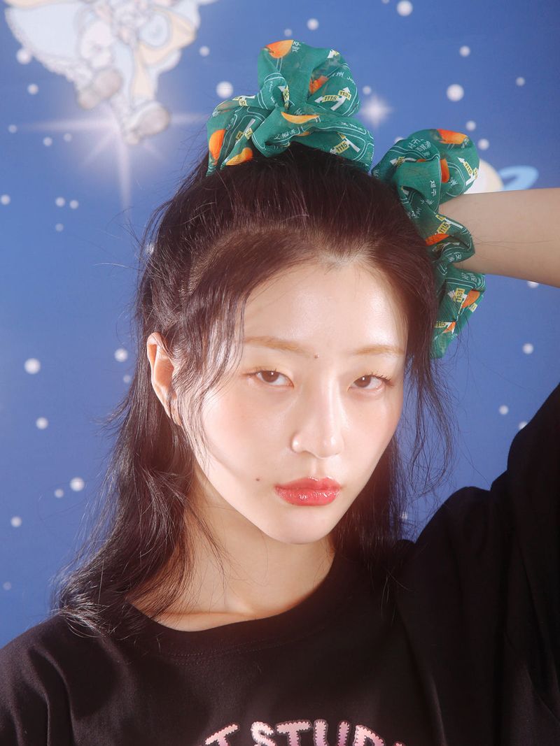 1 0 jeju orange scrunchie