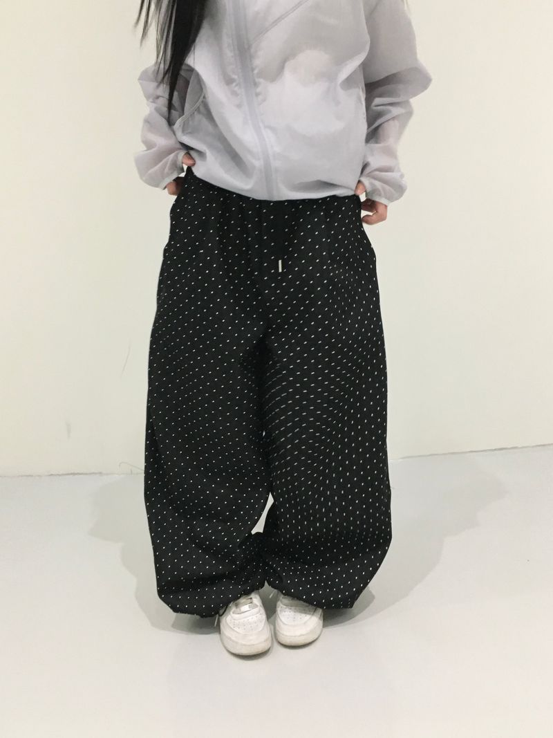 [Ritcore MADE] Mini Dot Wide Denim Pants (2c)