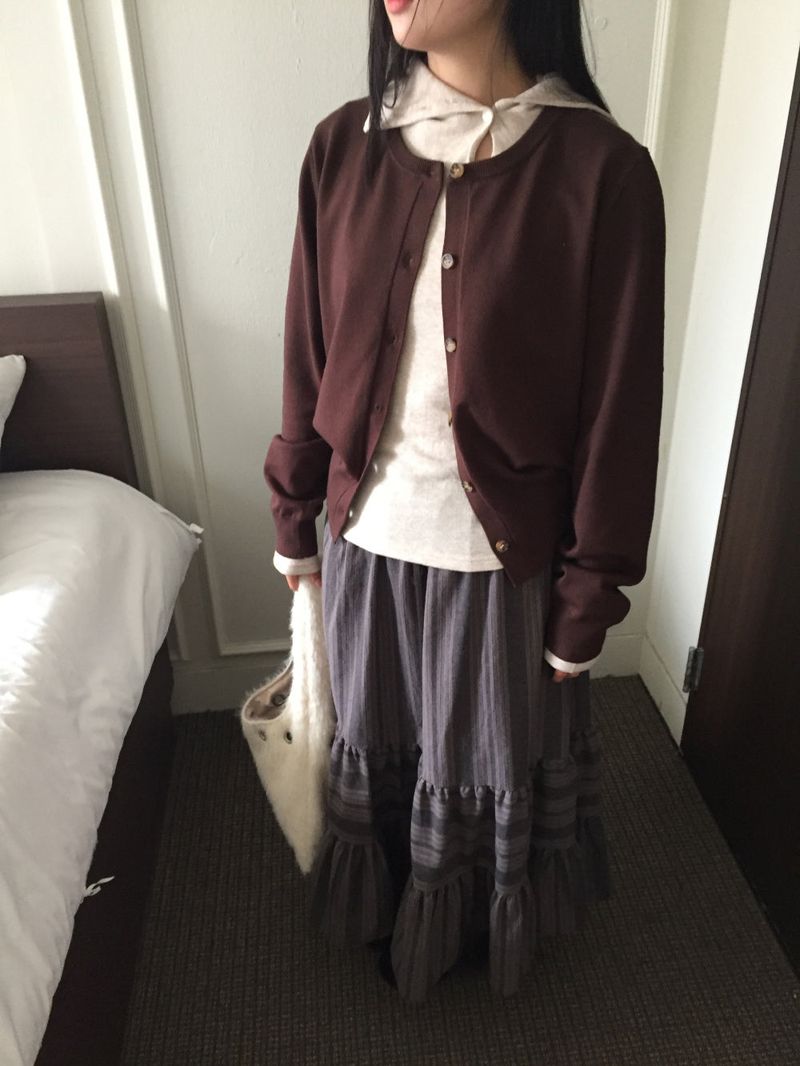 [MD Pick]Winder Stripe Skirt (1color)
