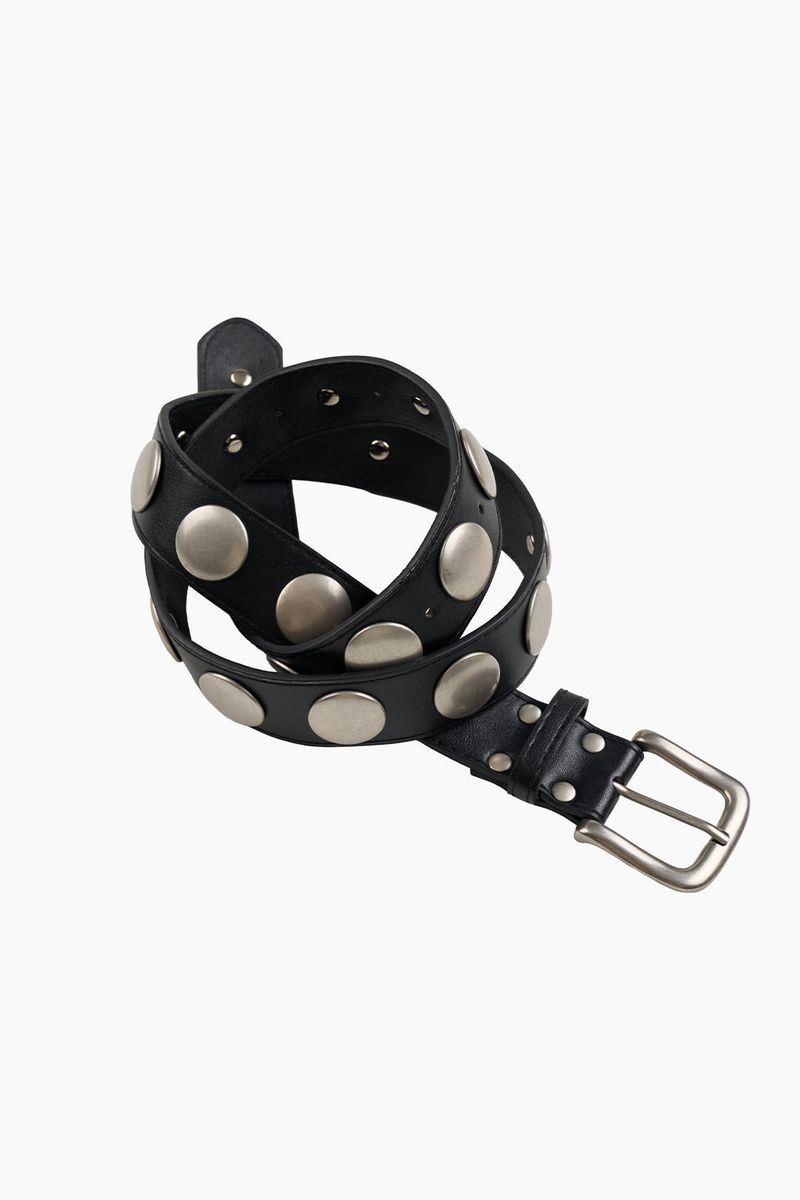 Big round studded belt