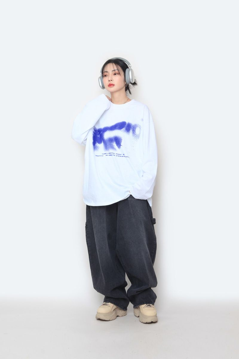 Saoko Printed Long Sleeve T-Shirt