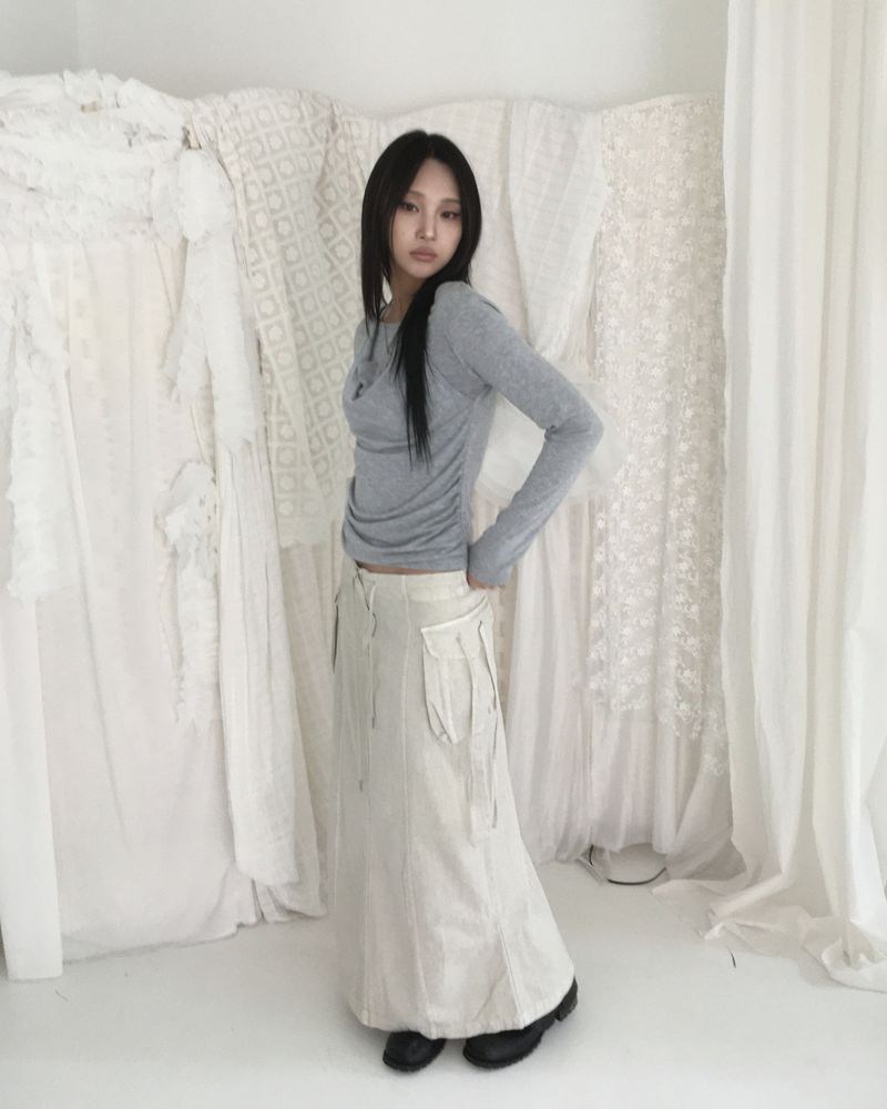 Pigment long skirt