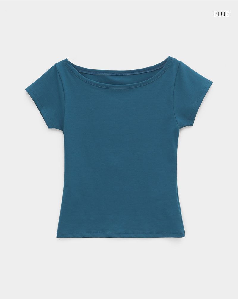 [MADE] Cheeky Off Shoulder Short Sleeve Tee
