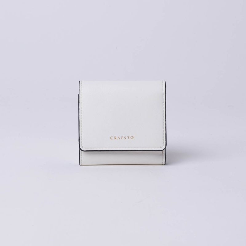 Cactus leather tri-fold wallet