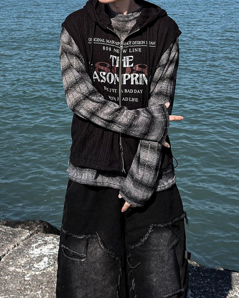 Kaiden Knit Hood Vest