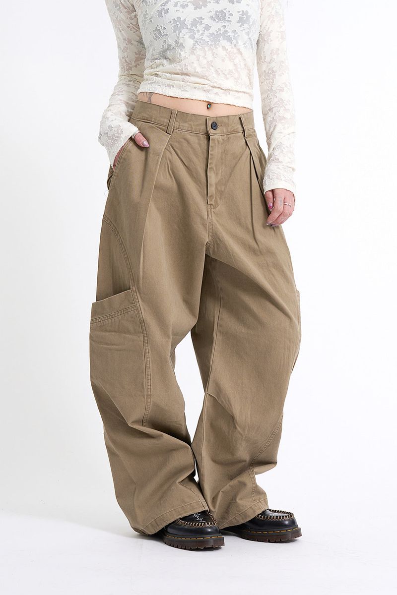Raucohouse（ラウコハウス）の「Pie Curve Side Pocket Wide Pants（Pants）」