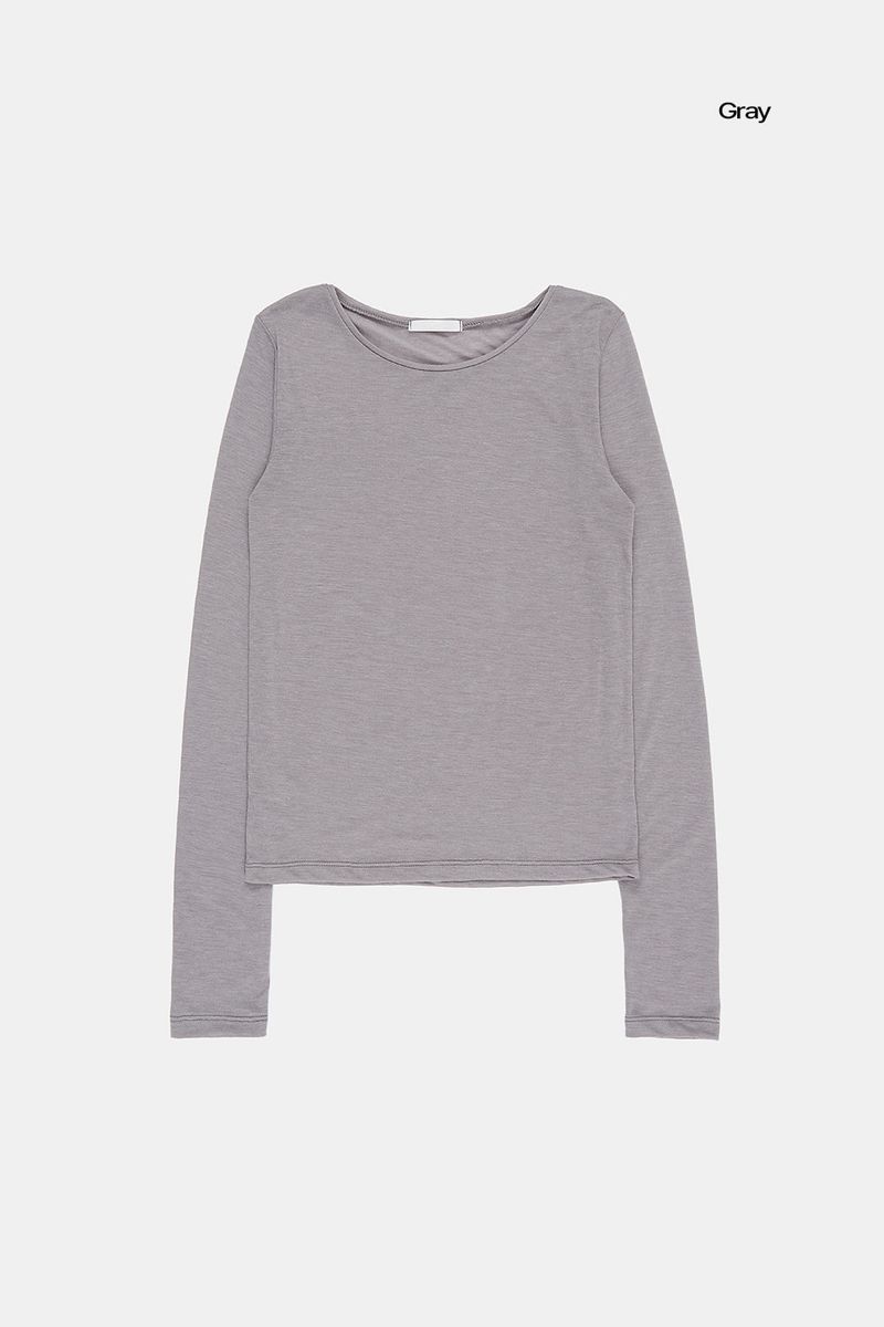 Mild see-through long sleeve