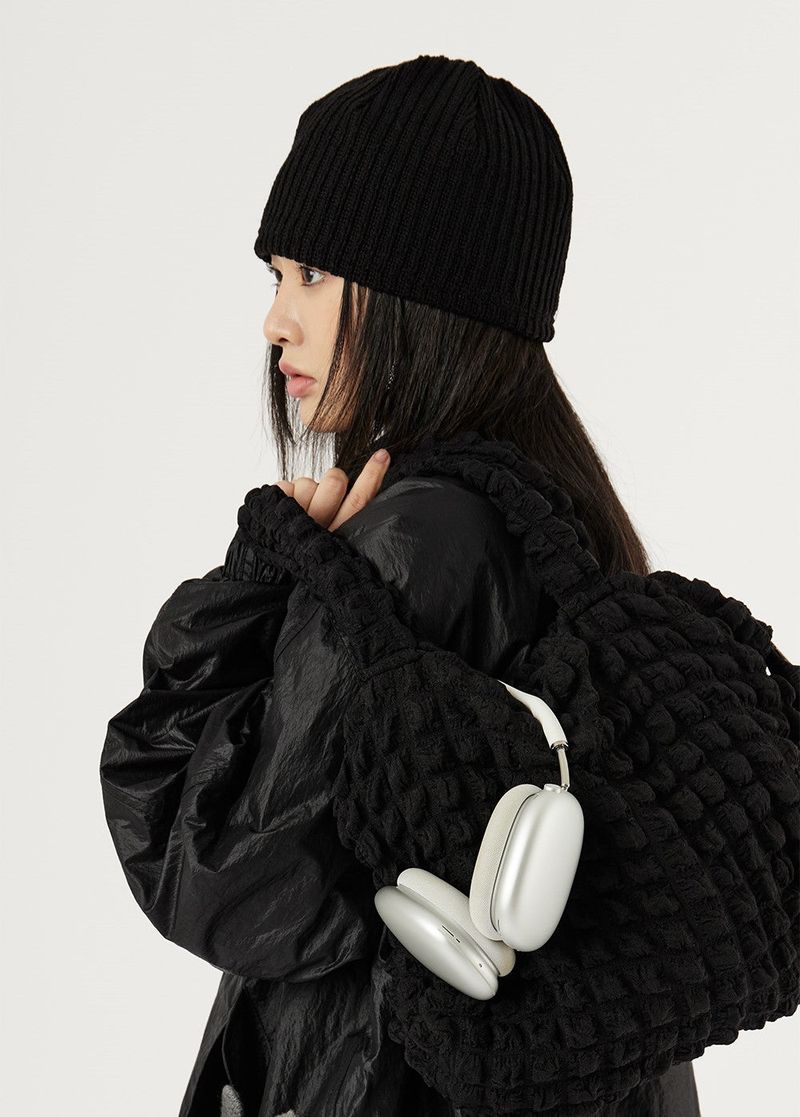 Comfy knit short beanie
