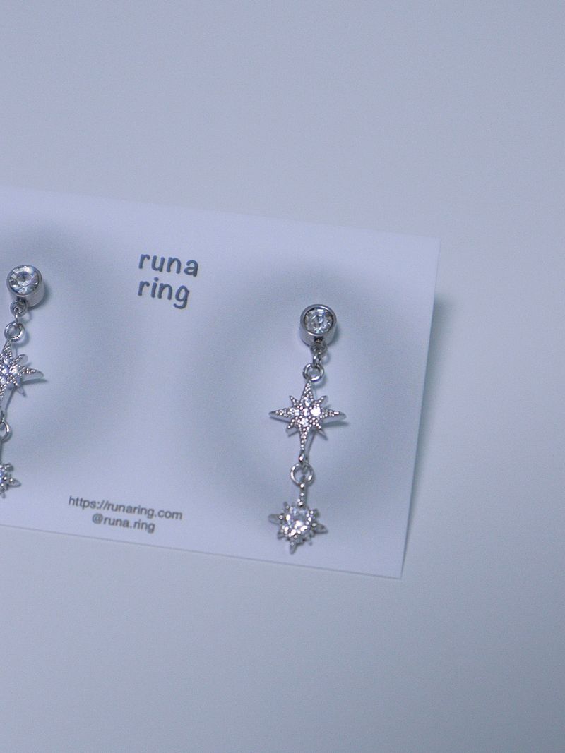 Shiny starlight earrings