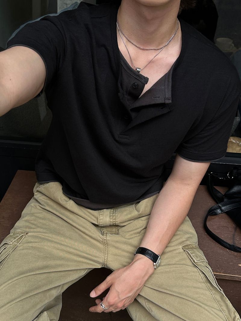 LMN Crack Washing Parasuit Cargo Pants (3 colors)