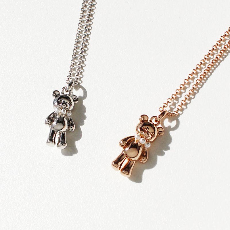 noonoofingers(ヌヌフィンガース)の「noonoobear with pearl necklace(Accessories)」
