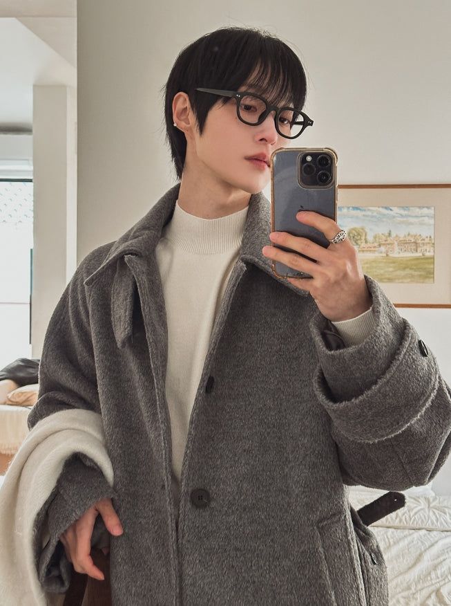 Posey Wool Balmacaan Coat
