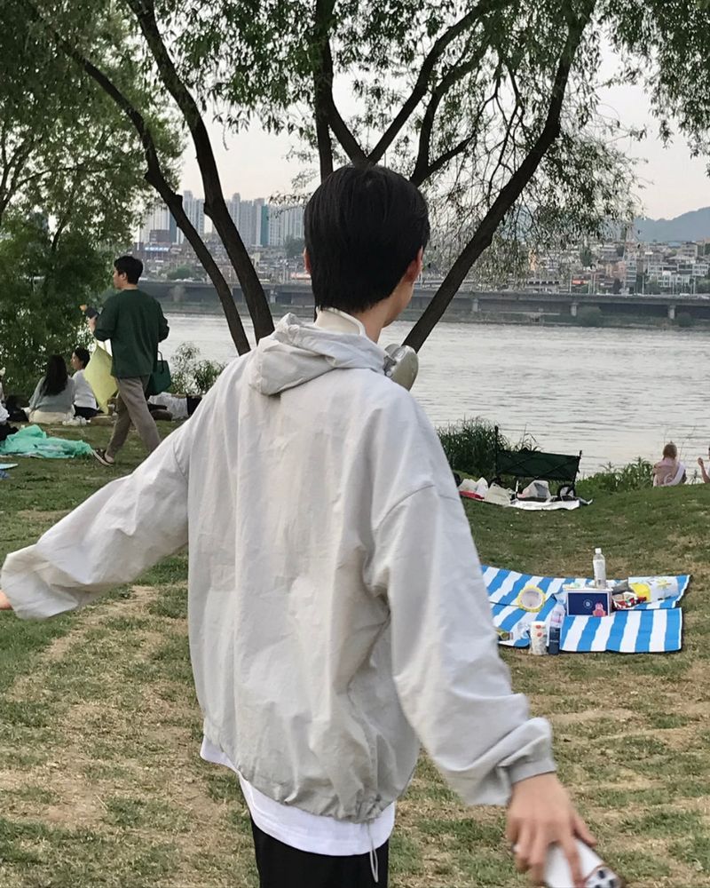 Kaiden loosefit windbreaker