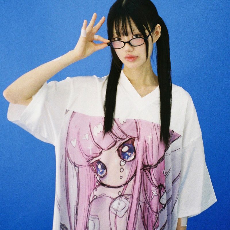 CLUT STUDIO（クラットスタジオ）の「Sad Angel Satin Top - PINK（Tops）」