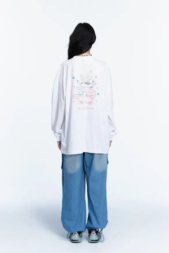 26FW★ Cat Stack Long Sleeve