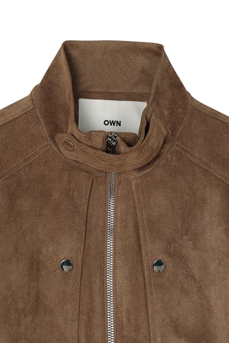 OWN Boyan Suede Neck Collar Jacket (3 colors)