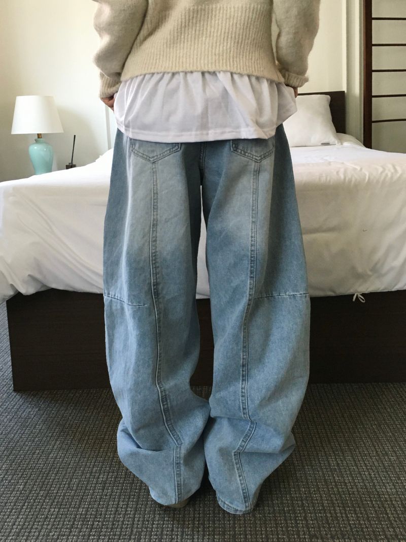 Double Cut Balloon Denim (4c)