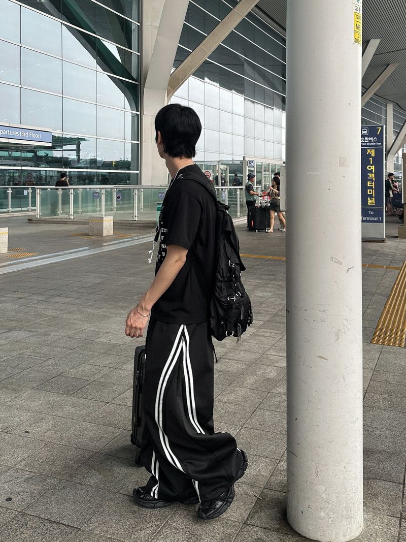 LEAF TWO-WAY BALLOON WIDE PANTS