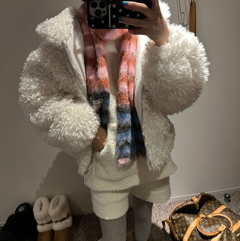 Candy Stripe Colorful muffler