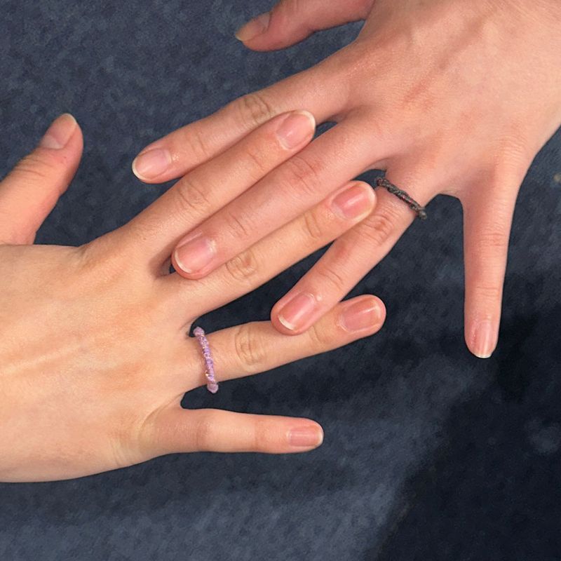 [CCNMADE] LETTER RING 2 (NAVY)