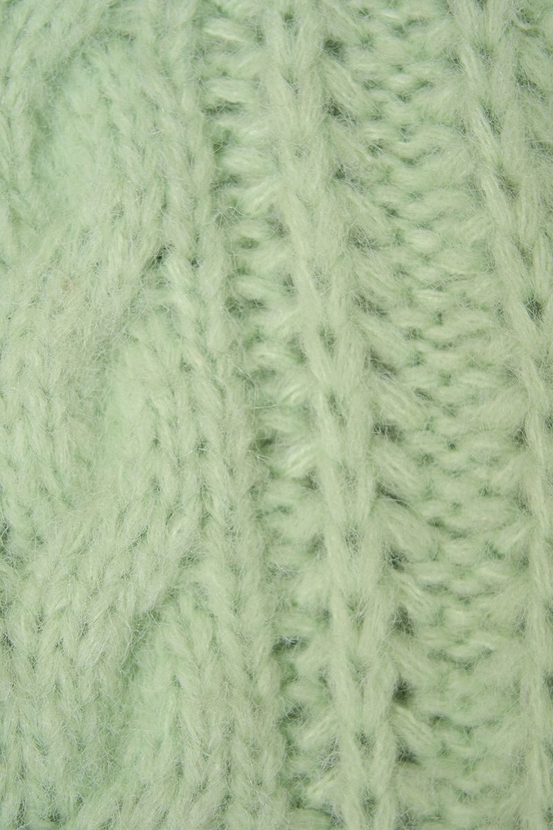 Nutty cable cardigan_mint