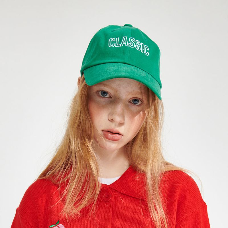 wonder visitor（ワンダービジター）の「Classic Logo Ball cap [Green]（Hats）」