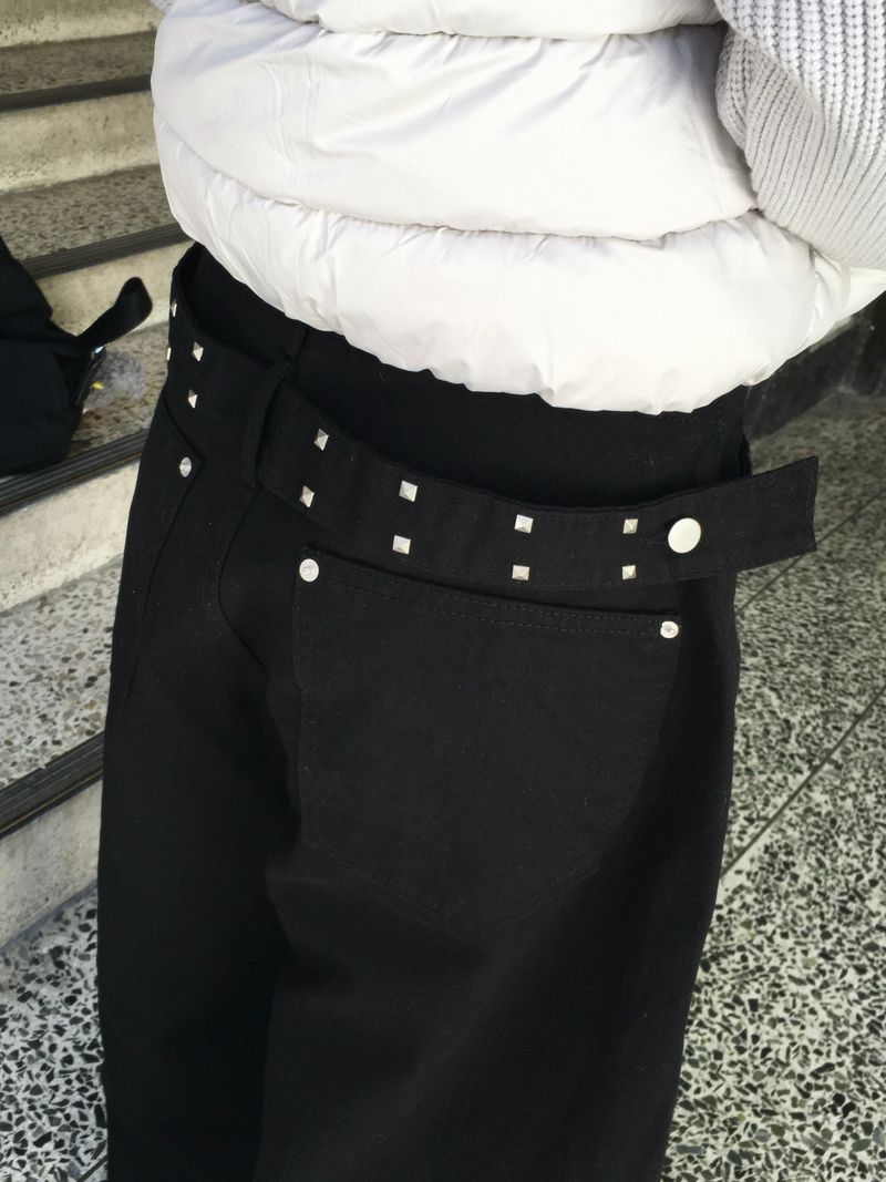 Kerry Backstud Belted Balloon Pants (2c)