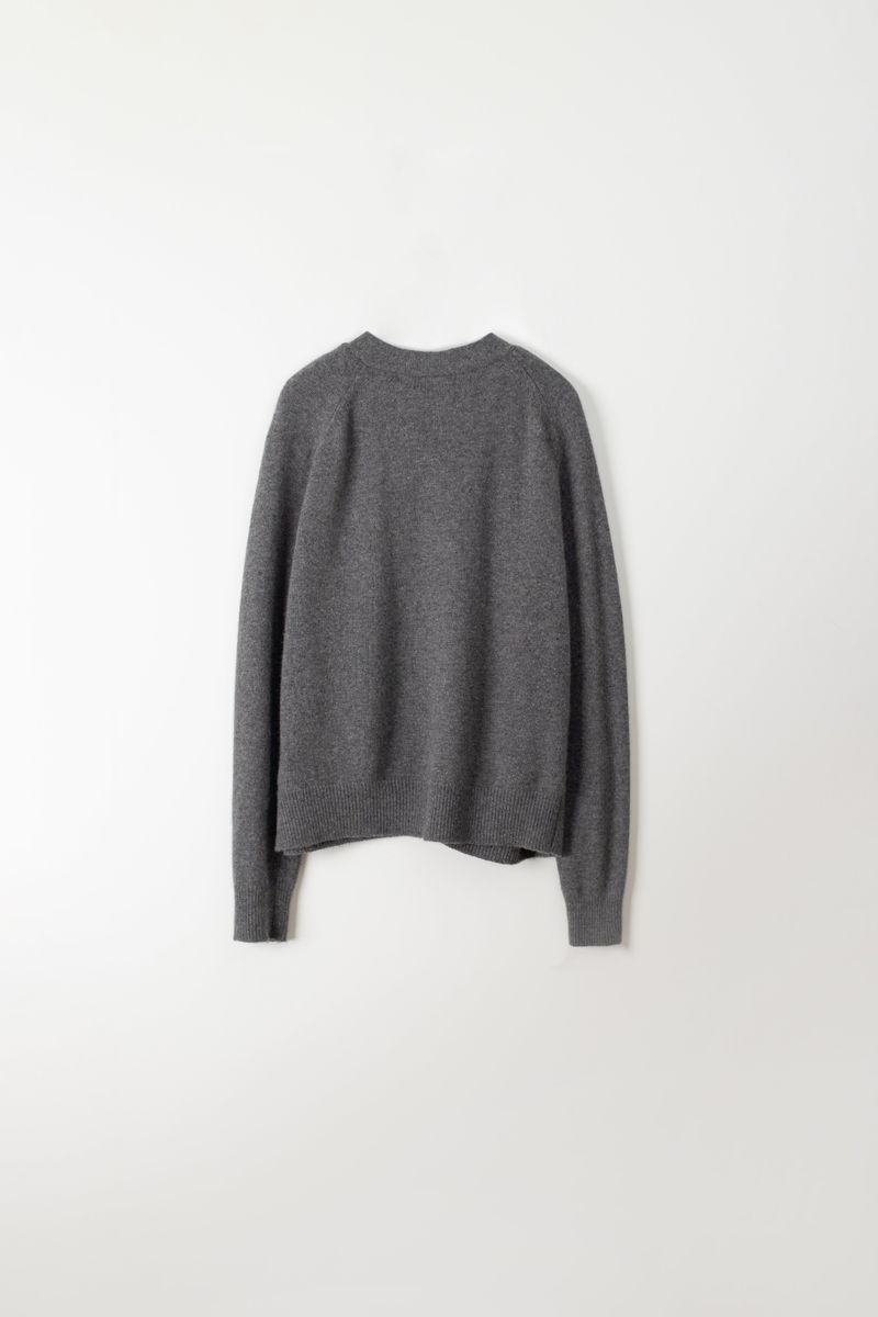 Loose cardigan (Grey)