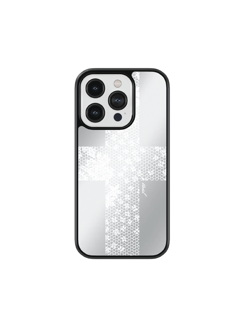 [Mirror] Lace Cross Case