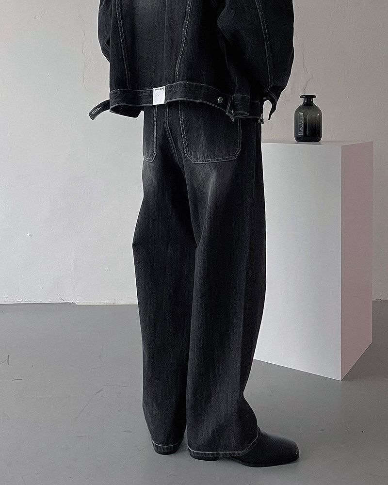 MG722 Rain Fabric Washed Pants (2 colors)