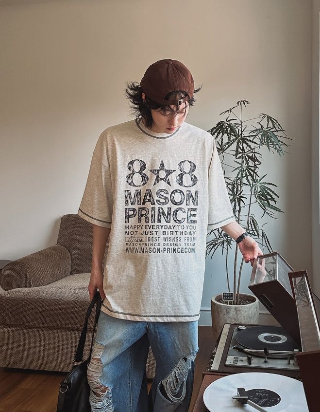 2PLAN（ツープラン）の「808 ステッチルーズフィットショートスリーブTシャツ（トップス）」