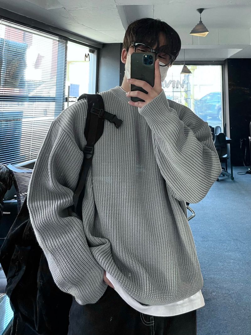NEVERDOWHY（ネバードゥワイ）の「CLO WARMER ROUND KNIT(4COLOR)（Tops）」