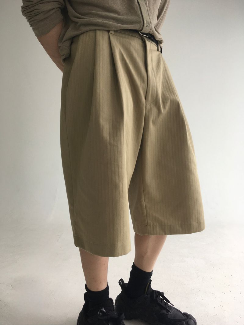 herring bermuda denim slacks(2colors)