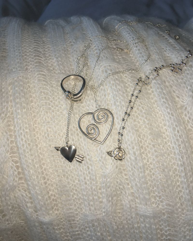 [925SILVER] MOOD LOOP HEART NECKLACE