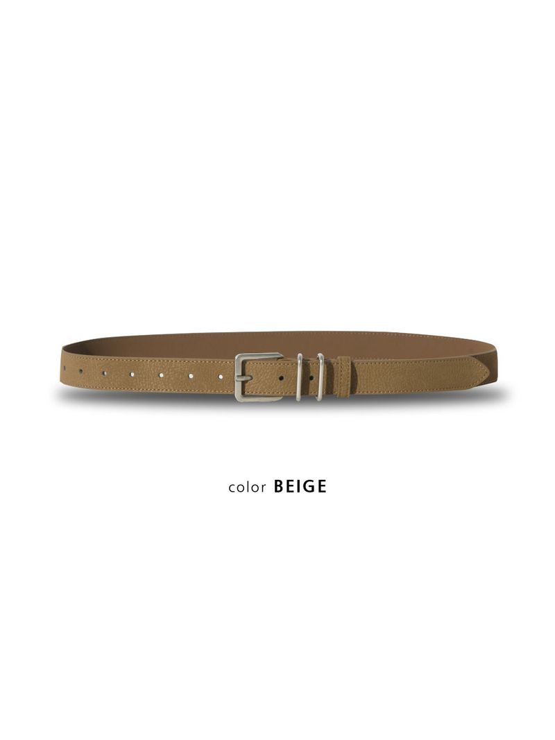 LMN Goat 30mm Double Tip Leather Belt (3 colors)