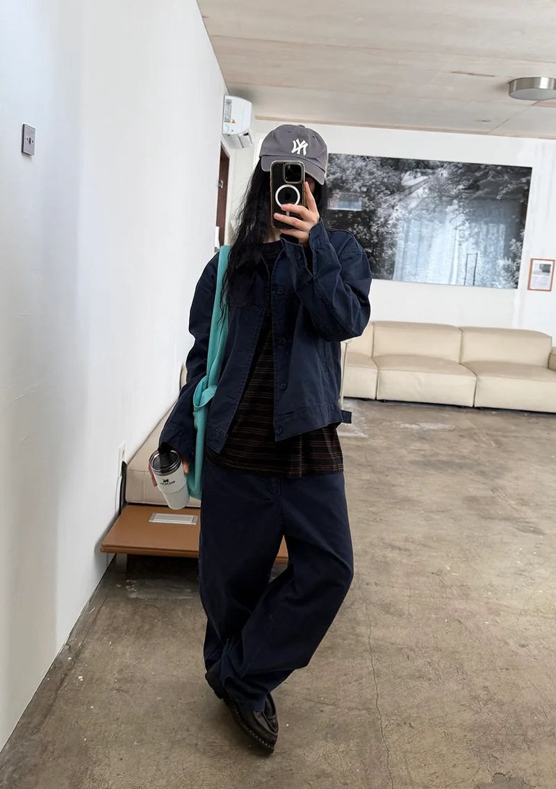 cachion washing work jacket