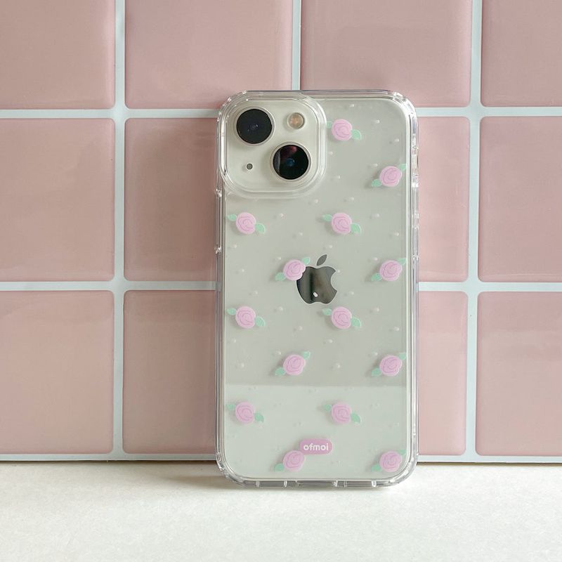 ofmoi（オブモイ）の「moni rose clear jellhard phone case（Smartphone Accessories）」